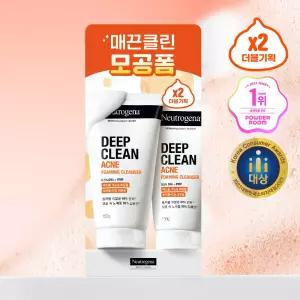 [여드름기능성/세안밴드세트증정/김고은PICK] 뉴트로지나 아크네 포밍 클렌저 150g 더블기획