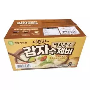이가자연면 멸치육수 감자수제비 186.5g x 8개