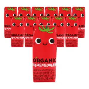 오가닉 유기농 쁘니 125ml 12팩 어린이주스 아기음료
