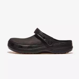크록스 클래식 크래프티드 벨벳 클로그 - BLACK