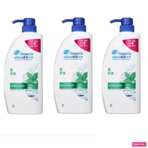 피앤지 헤드앤숄더 쿨멘솔 샴푸 850ml 3묶음