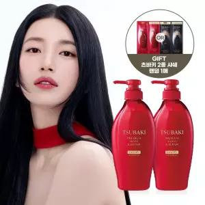 프리미엄 모이스트 앤 리페어 샴푸 450ml 2개 + [증정] 2종 샤쉐 1매