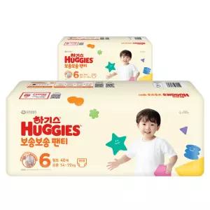 하기스 보송보송 팬티형 기저귀 공용, 6단계, 80매