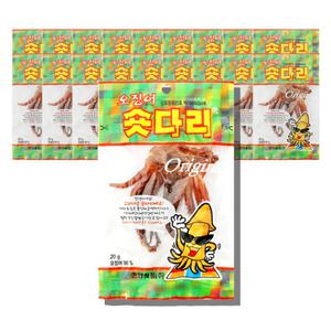 한양식품 오징어숏다리20g 20개 오징어다리