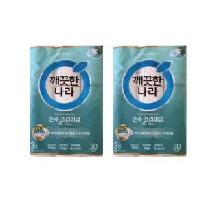 깨끗한나라 순수 프리미엄 더 클래스 30m 30롤 2팩