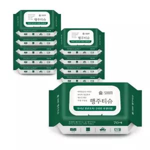 숨 세균닦는 행주티슈 70매 캡형 일회용행주 뽑아쓰는행주 인덕션청소