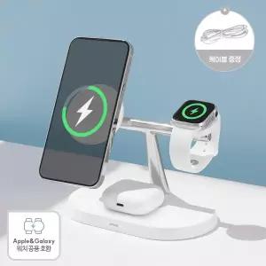 알리오 iW31 맥세이프 3in1 15W 고속무선충전기(워치공용충전)