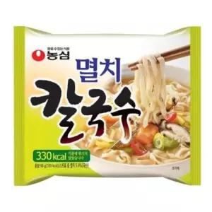 농심 멸치칼국수 x 40입 박스 98g
