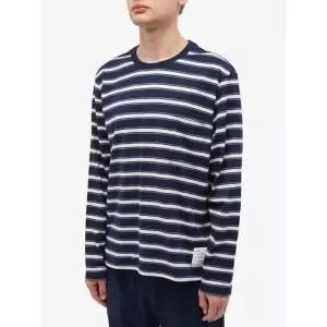 라프리마 톰브라운 스트라이프 오버사이즈 긴팔티 MJS225A J0086 415