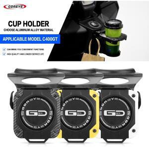 호환용 BMW C400GT C400GT 음료수 컵 홀더 헬멧 후크 오토바이 호환용 BMW c400gt 워터 컵 용 스탠드가있는