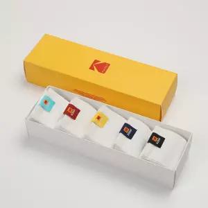 코닥 컬러 라벨 크루 삭스 5PC 학생 패션양말 K5343LSC26MUL 4028502