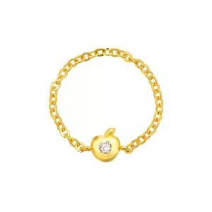 [삼성금거래소 MELORA] O컬렉션 24K 다이아 사과 반지 0.83g