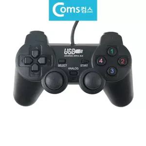 유선 게임패드 조이스틱 컨트롤러 게임스틱 USB PC/헤avyUser용/정밀조작/듀얼시컨즈/인체공학적/빠른반응