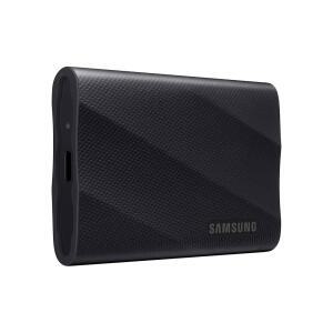 Samsung T9 휴대용 SSD 1TB, USB 3.2 Gen 2x2 외장 솔리드 스테이트 드라이브, Seq. 게임, 학생 및 전문가를 위한 읽기 속도 최대 2,000MB /s, MU-PG1T0B /AM, 블랙