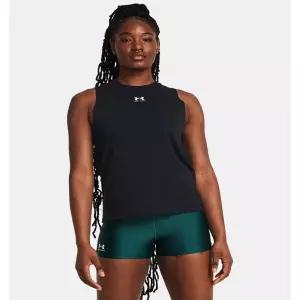 언더아머 UNDER ARMOUR 1383659-001 여성 UA 라이벌 머슬 탱크 민소매 나시 트레이닝복