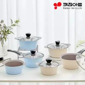 키친아트 냄비세트 세라믹 냄비 3종set 722500