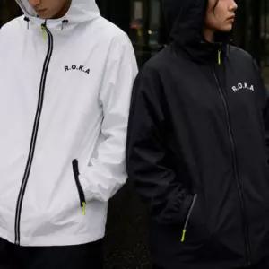 ROKA 로카 남녀공용 초경량 레인웨어 세트 4color 파우치포함 빛반사 골프우비 상하의 비옷 등산