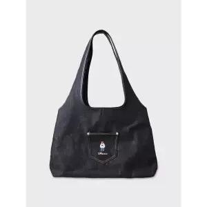 [후아유]공용 Steve Denim Shoulder Bag WHBGG3821A