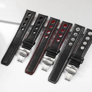 Genuine Leather bracelet For tissot 1853 Sports Watchband Racing PRS516 T91 Top layer cowhide 20mm c