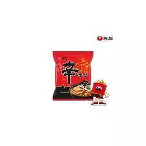 농심 신라면 봉지라면 매운맛 국물요리 간편식 120g 20개 MNS