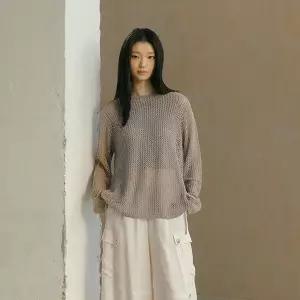26SS 린넨 블렌디드 메쉬 스트링 루즈핏 풀오버 3종
