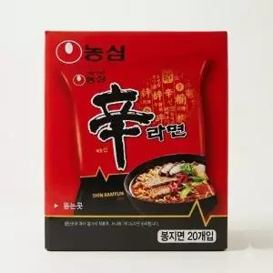 농심 신라면120g, 20개