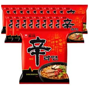 농심 신라면 봉지라면 120g x 20개