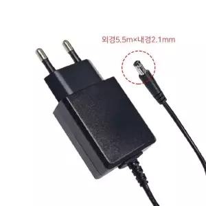 [제이큐]DC 12V 1A 초소형 어댑터 1000mA CCTV LED 앰프 전원 5.5x2.1mm