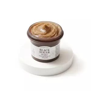 [각질순삭팩] 스킨푸드 블랙슈가 퍼펙트 에센셜 스크럽 2X 210g
