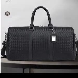 프리미엄 대용량 루벤 블랙 위빙 보스턴백 여행 가방 출장용