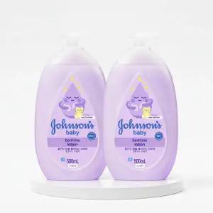 [핑크로션 증정] 존슨즈베이비 베드타임 로션 더블 기획(500ml+500ml)