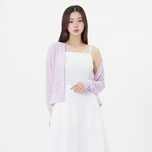 [LAP] 랩 [L사이즈 추가/인플루언서 착용] 썸머 베이직 긴팔 가디건 AS2KG592_DG