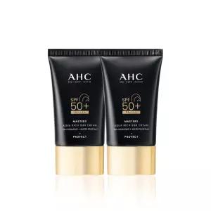 [이사배PICK]AHC 마스터즈 아쿠아리치 선크림 50ml 1+1 기획