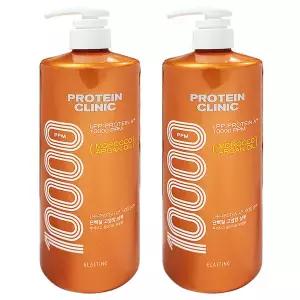 엘라스틴 프로틴 클리닉 10000 단백질 고영양 샴푸 1000ml 2개