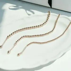 심플 통통 팔찌 팔찌14k로즈골드4mm19cm
