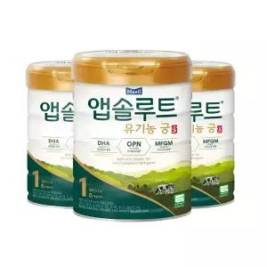 앱솔루트 유기농궁 분유 1단계 800g, 3개
