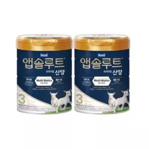 앱솔루트 산양분유 3단계 750g, 2개
