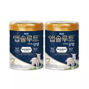 앱솔루트 산양 분유 2단계 750g, 2개