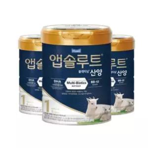 앱솔루트 산양 분유 1단계 750g, 3개