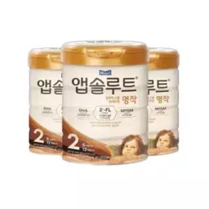 앱솔루트 명작 분유 2단계 800g, 3개