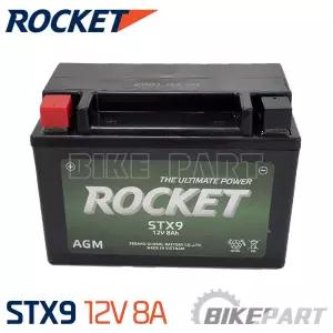 [로케트][STX9-BS]보이져125ㆍ메가젯ㆍ시티베스트ㆍ시티에이스 밧데리(12V 8A)