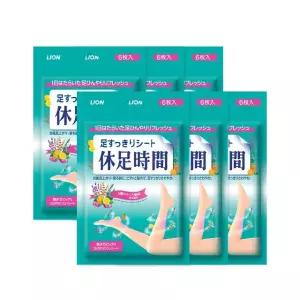휴족시간 쿨링시트 6매입 x 6개 다리 관리, 종아리 패치, 쿨링패치