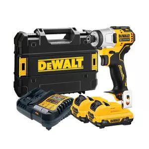 디월트 DCF801L2 충전 임팩트 드라이버 12V 3.0Ah 배터리 2개세트