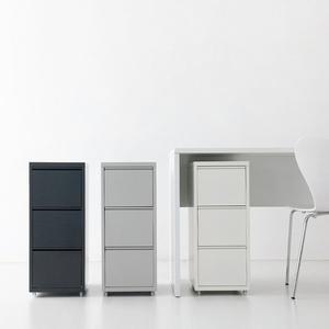 이동식 책상서랍장 철제 사무실 3단 서랍장 수납 정리