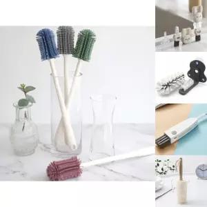 파스텔 실리콘 텀블러 세척솔 4color/젖병/솔/브러쉬/실리콘솔/청소/병세척솔/설거지/수세미/청소용솔/주방