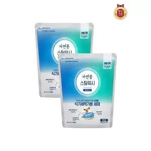 자연퐁 스팀워시 식기세척기 전용 세제 타블렛 베이킹소다 10G 55개입 x 2개
