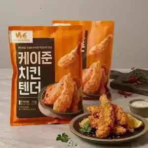 마니커 케이준치킨텐더 1kg +1kg 국내산 안심