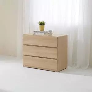 [신세계라이브쇼핑]동서가구 엘린 서랍장 800 3단 DF927437