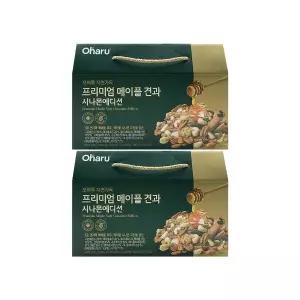 오하루 자연가득 프리미엄 메이플 견과 시나몬 에디션 20g x 20개입 x 2박스 /Hb