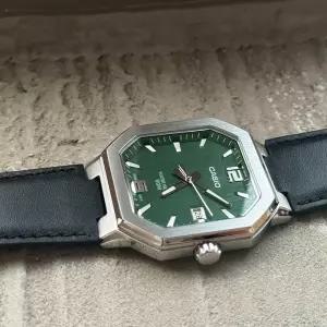 CASIO 카시오 MTP-B195L-3A 유니크 스퀘어 레트로 남자 가죽손목시계